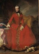 Georges desmarees Portrait of Maria Anna Sophia of Saxony oil on canvas
